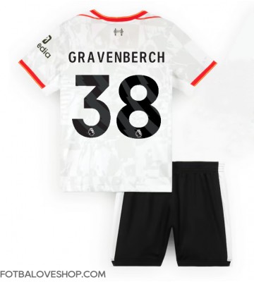 Liverpool Ryan Gravenberch #38 Dětské Alternativní Dres 2024-25 Krátký Rukáv (+ trenýrky)